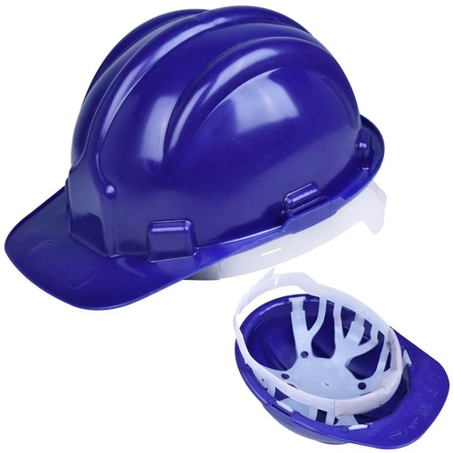 CAPACETE SEGURANCA AZUL ESCURO PLASTCOR