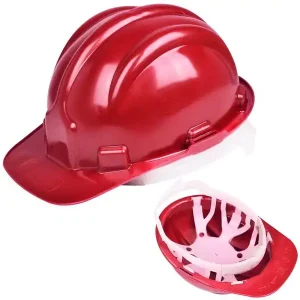 CAPACETE SEGURANCA VERMELHO PLASTCOR