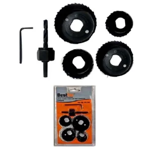 JOGO SERRA COPO MADEIRA 6 PCS BESTFER