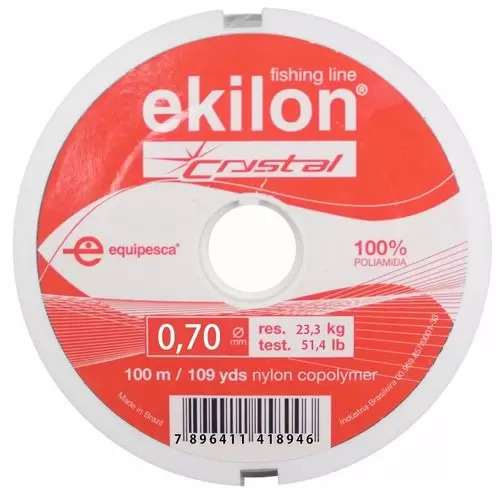 LINHA NYLON 0.70MM X 100M EKILON