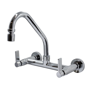 MISTURADOR BICA MOVEL PAREDE COM AREJADOR ART C72 1/4V 1/2X3/4 1259 JED METAIS