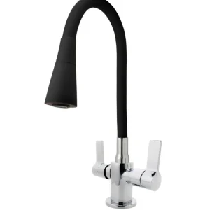 MISTURADOR PIA MESA MONOBLOCO GOURMET PRETA C72 1/4V 1/2 DN15 8893 JED METAIS