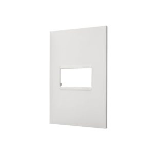 PLACA BRANCA 4X2 1 POSTO SEM SUPORTE WEG