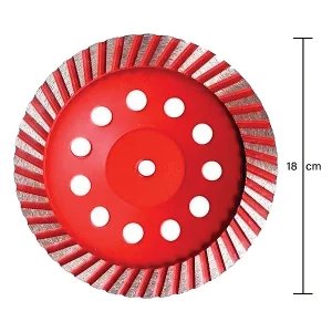 REBOLO DIAMANTADO TURBO 7POL X 180MM M14 WORKER