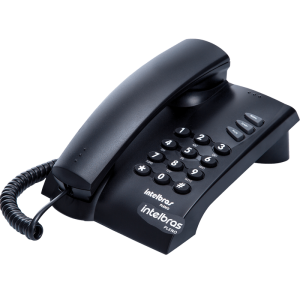 TELEFONE PLENO PRETO INTELBRAS