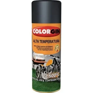 TINTA SPRAY ALTA TEMPERATURA BRANCO 250GR COLORGIN