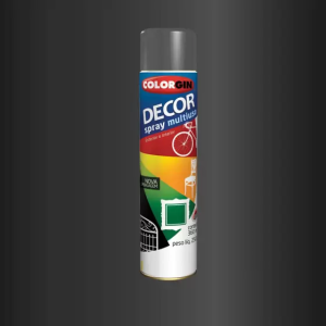 TINTA SPRAY DECOR GRAFITE METALICO 235GR COLORGIN