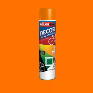 TINTA SPRAY DECOR LARANJA 235GR COLORGIN