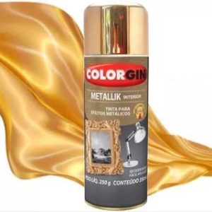 TINTA SPRAY METALLIK DOURADO 250GR COLORGIN