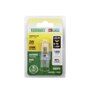 LAMPADA LED G9 2W TASCHIBRA