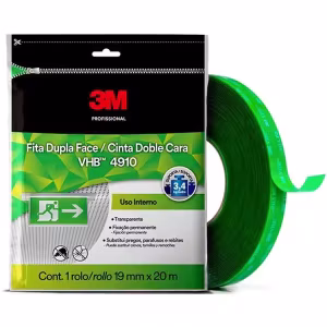 FITA DUPLA FACE 4910 12MMX20M 3M