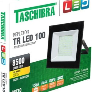 REFLETOR LED 100W 3000K TASCHIBRA