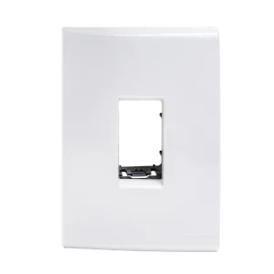 PLACA BRANCA 4X2 1 POSTO VERTICAL LIZ TRAMONTINA	ACOMPANHA SUPORTE