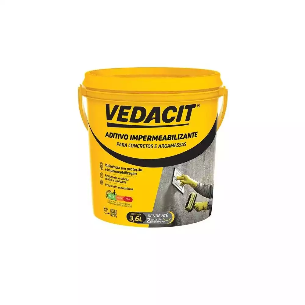 VEDACIT ADITIVO IMPERMEABILIZANTE 3,6 LITROS