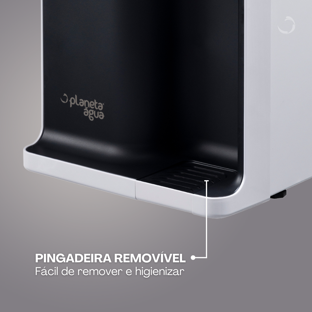 PURIFICADOR GIOM PA11 BRANCO E PRETO 127V PLANETA AGUA - Imagem 2