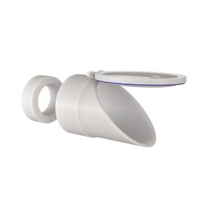 VALVULA RETENCAO ESG PONTA 100MM BRANCA ESTRELA