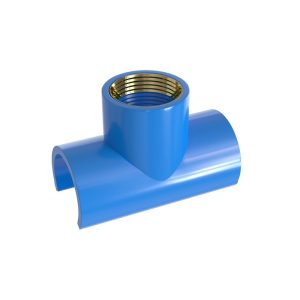 TAPA FURO TEE ROSCA PVC/LAT 25MMX3/4 AZUL ESTRELA