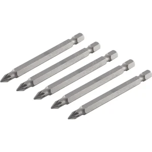 BITS POZIDRIVE ENC 1/4 PZ1 75MM C/5PC VONDER