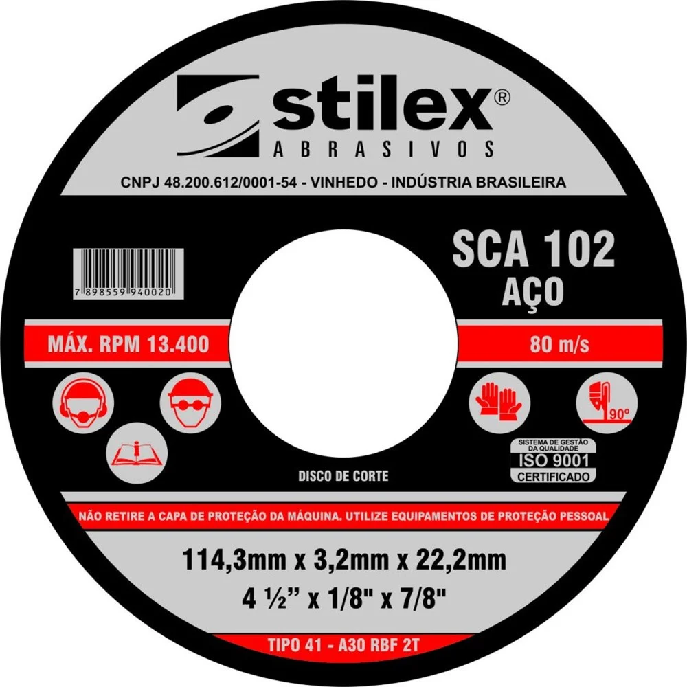 DISCO P/FERRO 2 TELAS 9X1/8X7/8 STILEX
