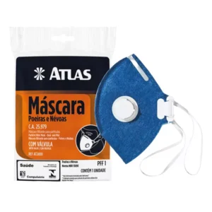 MASCARA DE FELTRO C/ VALVULA ATLAS