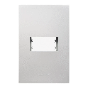 PLACA 4X2 1MOD COM SUPORTE BRANCO