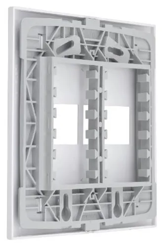PLACA 4X4 2 MOD COM SUPORTE BRANCO ALUMBRA - Imagem 3