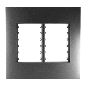 PLACA 4X4 6MOD COM SUPORTE COR GRAFITE ALUMBRA