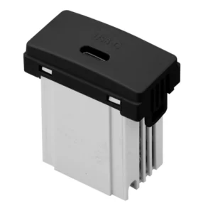 MODULO TOMADA USB-C 1 MOD 25W COR PRETO EBANO ALUMBRA