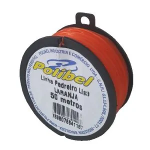 LINHA DE PEDREIRO LARANJA 50M POLIBEL